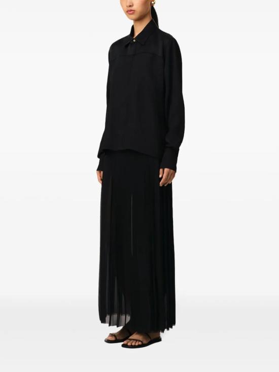  아미 셔츠 E25FSH020AC0014 black - AMI