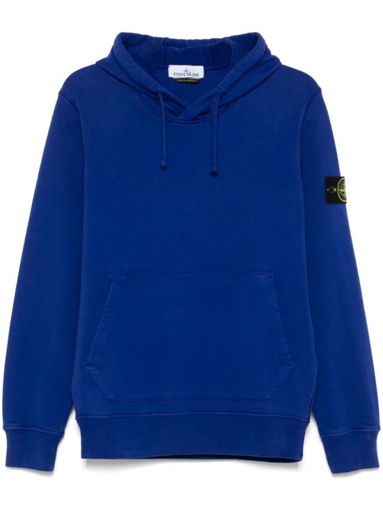 25SS 스톤 아일랜드 후드 티셔츠 K1S156100045S0051V0022 BRIGHT BLUE DOM