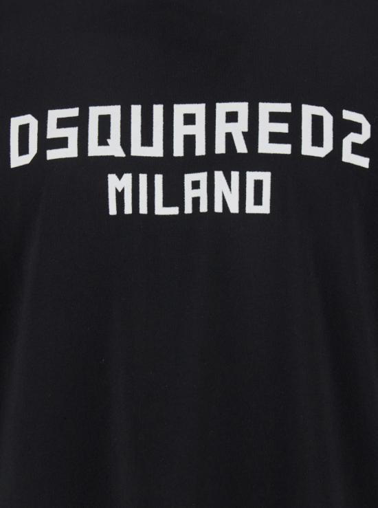 25SS 디스퀘어드2 반팔 티셔츠 S74GD1418D20020962X BLACK DOM - DSQUARED2