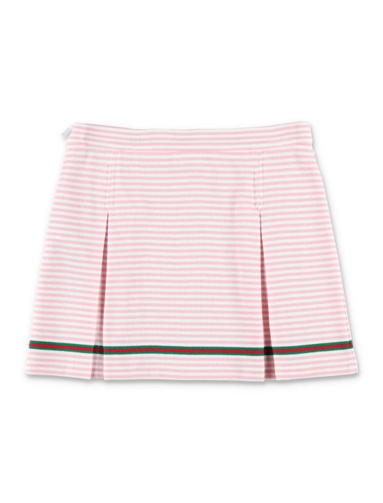 25SS [키즈] 구찌 스커트 812433XJGZ2 9025 WHITE PINK - GUCCI