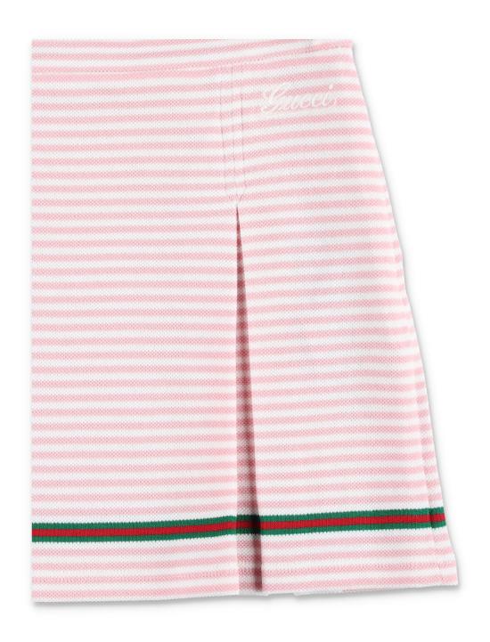 25SS [키즈] 구찌 스커트 812433XJGZ2 9025 WHITE PINK - GUCCI