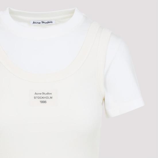  아크네 스튜디오 반팔 티셔츠 AL0436 AEG OFF WHITE - ACNE STUDIOS