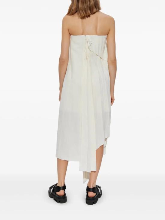  알렉산더 맥퀸 숏 원피스 819110QEAF2 ecru - ALEXANDER MCQUEEN