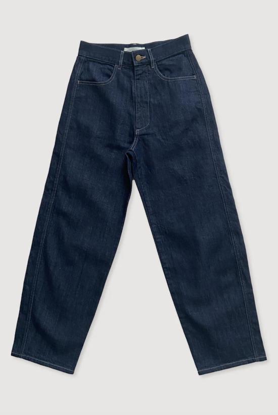  미셀라 그렉 데님 팬츠 미카엘라 그렉 패널 진 다크 인디고