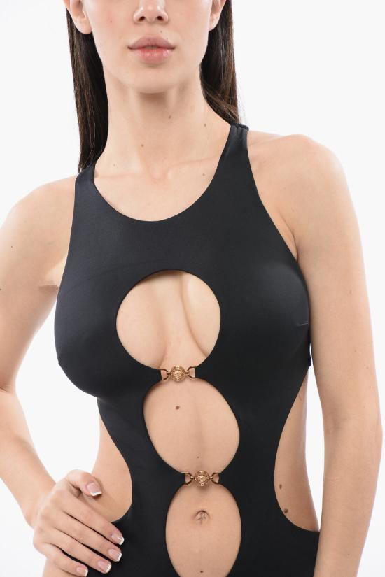  베르사체 원피스 수영복 1009204 1A02262 1B000 Black - VERSACE