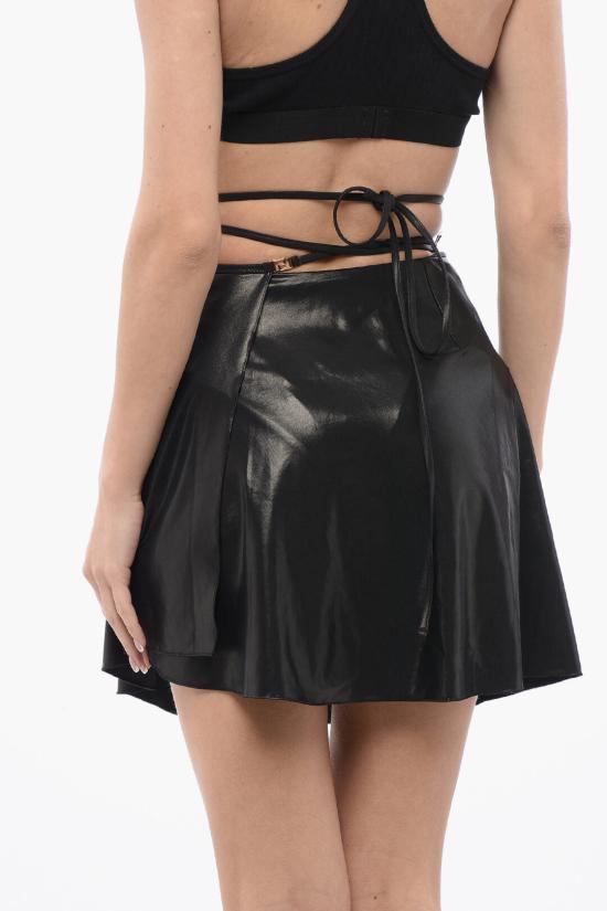  베르사체 숏 스커트 1013331 1A09504 2B130 Black - VERSACE