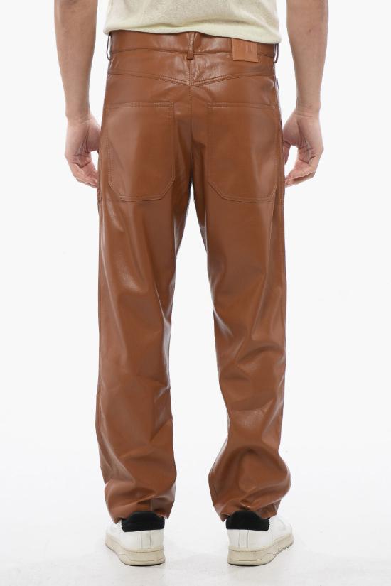  나누슈카 스트레이트 팬츠 NM22FWPA00576 0 TOBACCO Brown - NANUSHKA