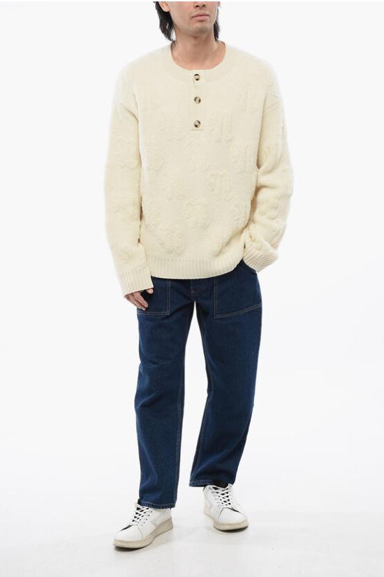  나누슈카 스웨터 NM22FWSW00571 0 ECRU White - NANUSHKA