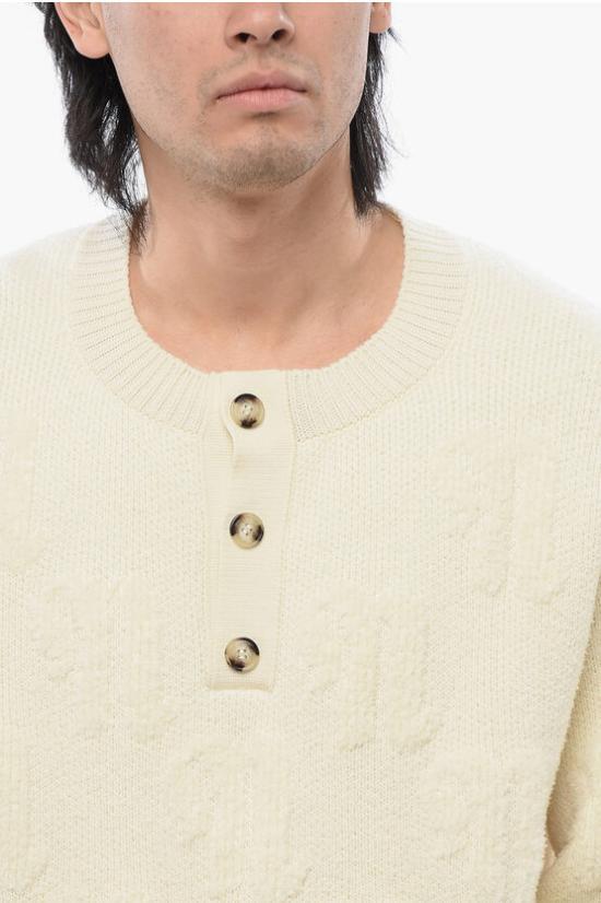  나누슈카 스웨터 NM22FWSW00571 0 ECRU White - NANUSHKA