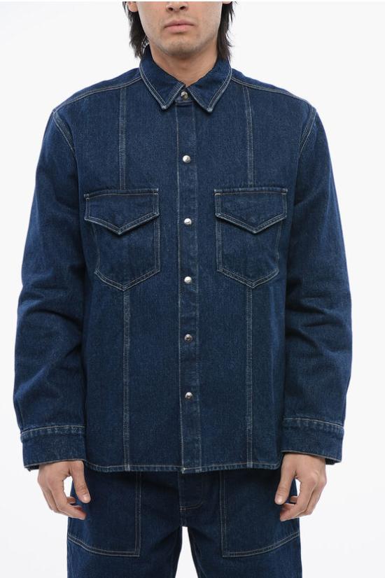  나누슈카 데님 자켓 NM22FWTP01657 0 ECO INDIGO Blue