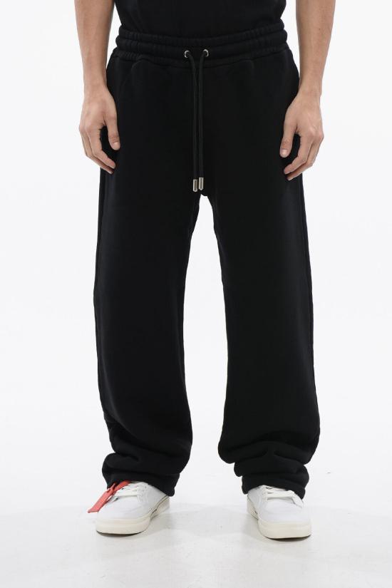  오프화이트 트레이닝/조거 팬츠 OMCH054S24FLE0021001 Black