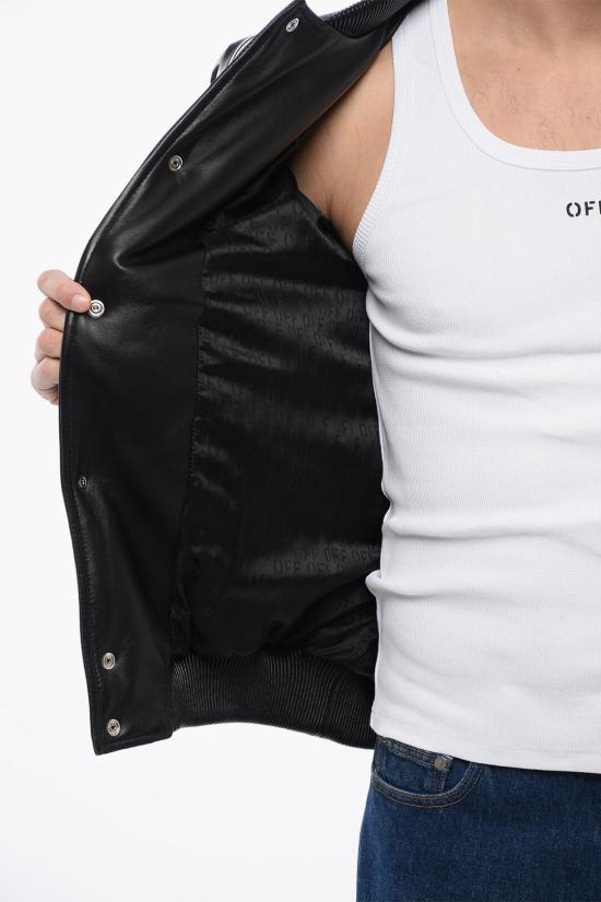  오프화이트 자켓 OMJA136S24LEA0031001 Black - OFF WHITE
