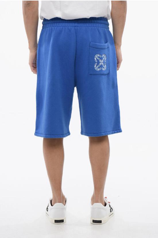  오프화이트 숏팬츠 OMCI013S24FLE0014601 - OFF WHITE