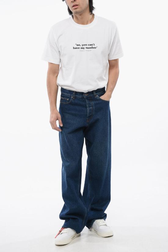  오프화이트 데님 팬츠 OMYA180C99DEN0024400 Blue - OFF WHITE
