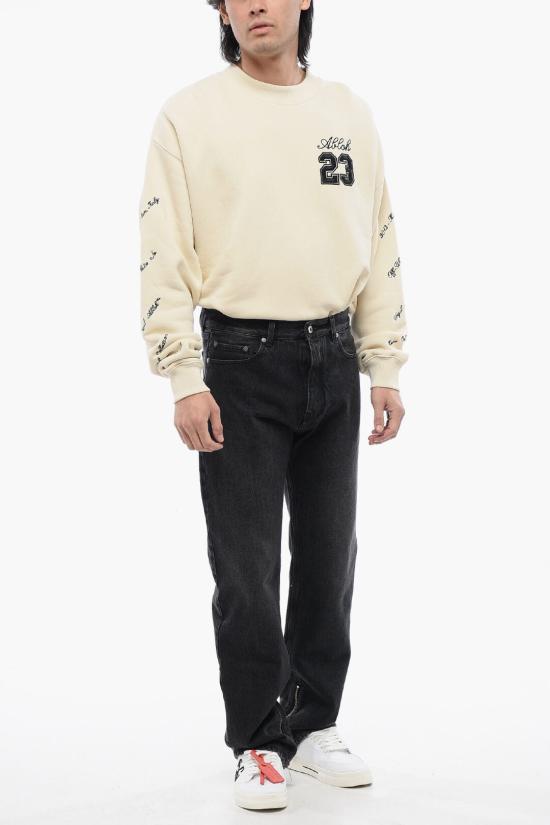  오프화이트 데님 팬츠 OMYA177C99DEN0011300 Gray - OFF WHITE