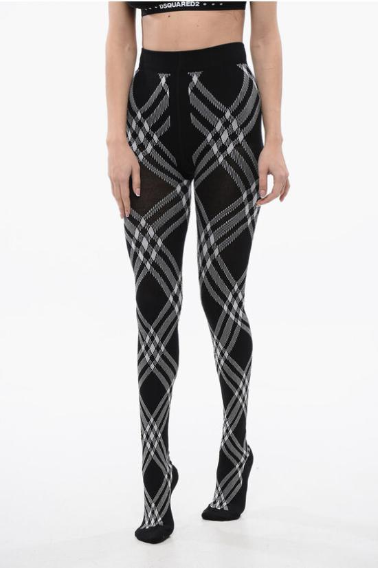  버버리 양말 8083660 A1189 BLACK WHITE Black White