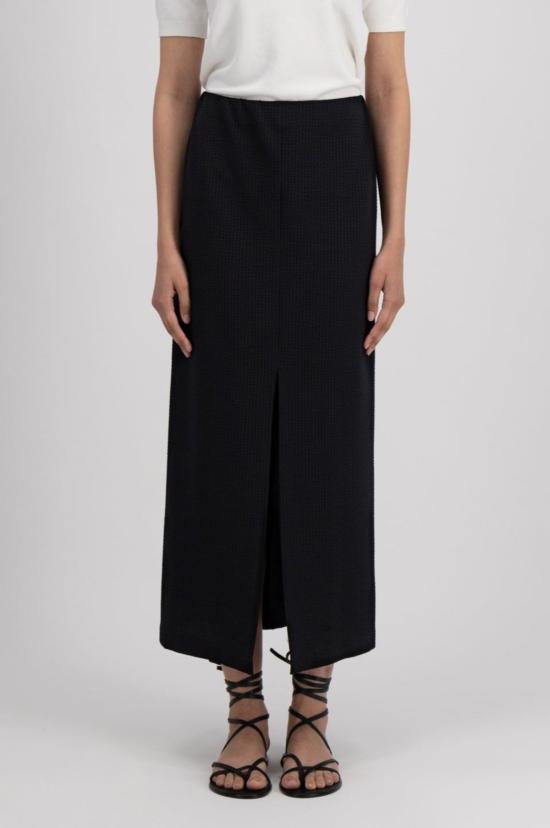  해리스와프런던 데님 스커트 해리스 워프 런던 세어서커 스커트 블랙