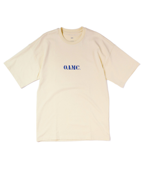  오에이엠씨 반팔 티셔츠 OAMM241PRTS018CR POLLEN DOM