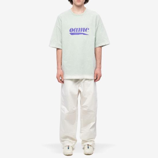  오에이엠씨 반팔 티셔츠 OAMM241PRTS002GR MIST DOM - OAMC