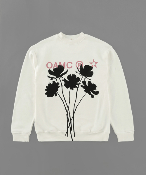  오에이엠씨 긴팔 티셔츠 OAMM241PRSW001OW OFF WHITE DOM