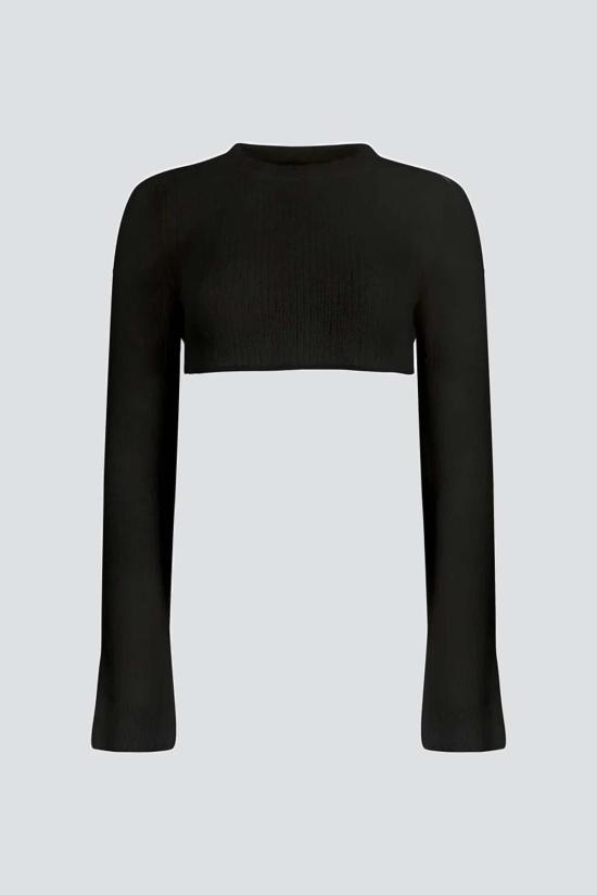  샌디리앙 스웨터 SDYW241PRST006BK BLACK DOM