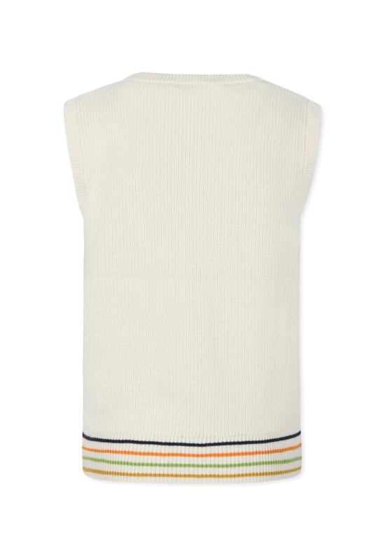 25SS [키즈] 트루사르디 니트 베스트 TBP25144GL BUTTER IVORY - TRUSSARDI