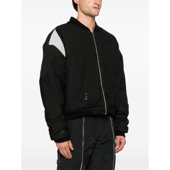 25SS 후 디싸이즈 워 봄버 자켓 FRAGMENTED BOM COAL BLACK - WHO DECIDES WAR