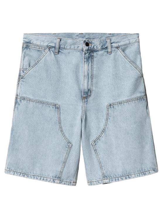25SS 칼하트 WIP 데님 숏팬츠 I034867 01 A3 Blue heavy stone washed