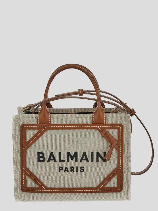 25SS 발망 토트백 DN1FE809TDCS GEM Naturel marron