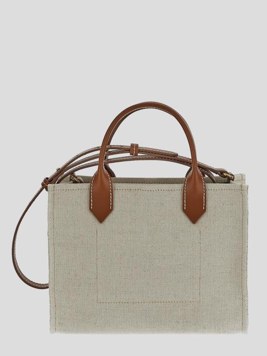 25SS 발망 토트백 DN1FE809TDCS GEM Naturel marron - BALMAIN