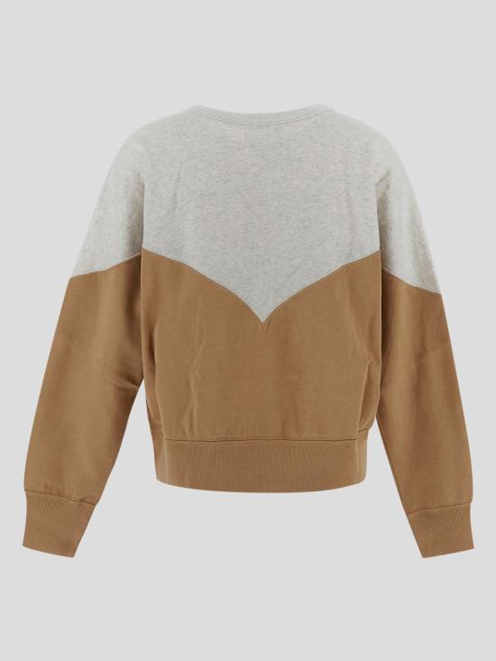 25SS 이자벨마랑에뚜왈 긴팔 티셔츠 SW0006FA A1M08EECCA Ecru Camel - ISABEL MARANT ETOILE
