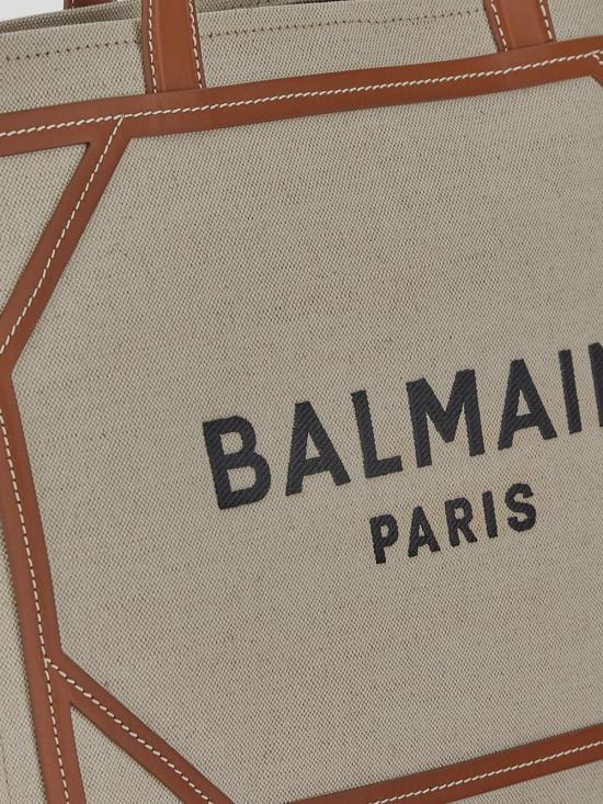 25SS 발망 토트백 DN1FF810TDCS GEM Naturel marron - BALMAIN