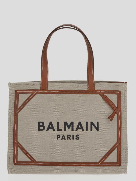 25SS 발망 토트백 DN1FF810TDCS GEM Naturel marron