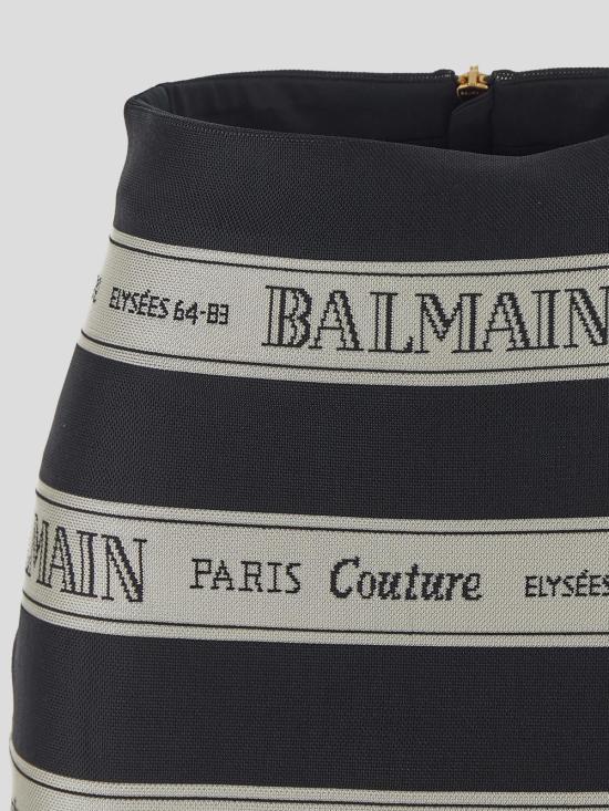 25SS 발망 스커트 EF1LC245JJ95 EDY Noir beige - BALMAIN