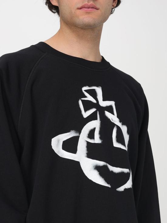 25SS 비비안웨스트우드 긴팔 티셔츠 3I01000ZJ006ON401 BLACK DOM - VIVIENNE WESTWOOD