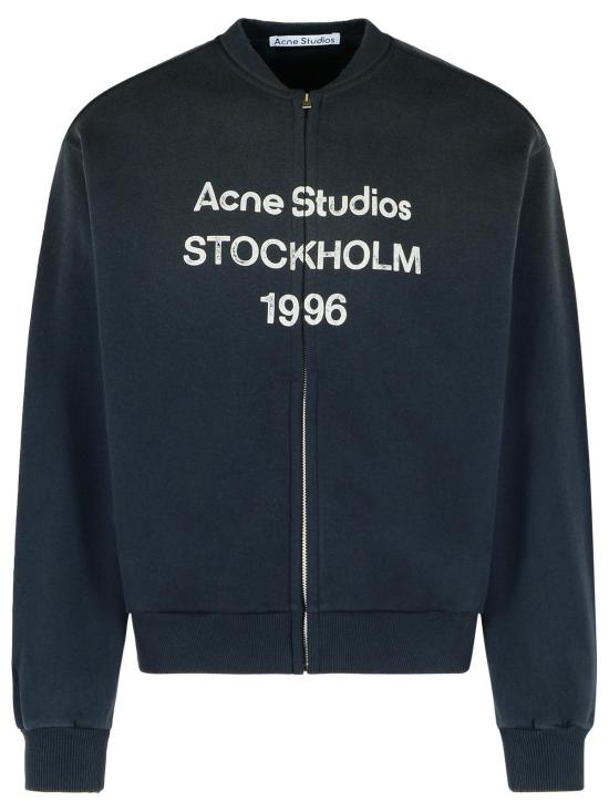 26SS 아크네 스튜디오 긴팔 티셔츠 CI0189900 BLACK DOM