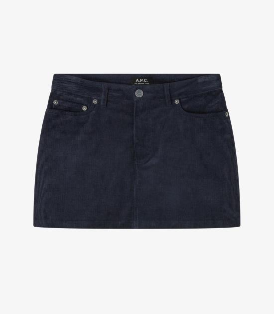 25SS 아페쎄 숏 스커트 COHHOF06093IAU BLUE DOM