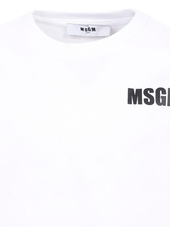 25SS [주니어] 엠에스지엠 탑 S5MSJGTH083 001 White - MSGM