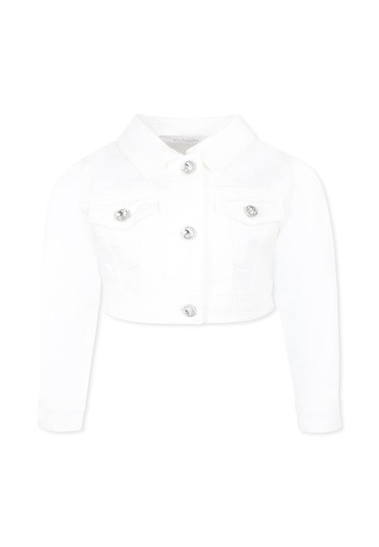 25SS [키즈] 모나리자 데님 자켓 79E101 5021 0001 WHITE