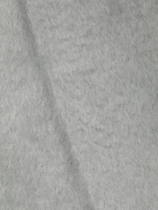 25SS 로에베 모헤어 울 로고 패치 스카프 F655254X01 1130 LIGHT GREY - LOEWE