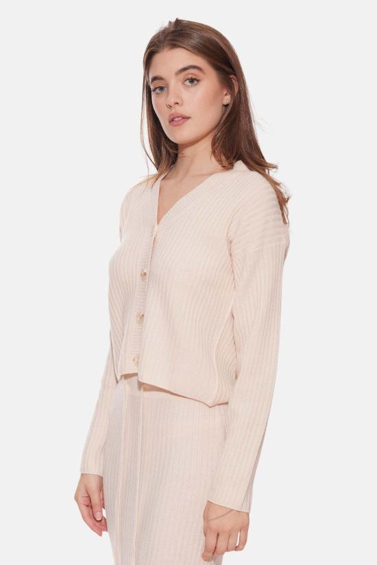  블루&크림 스트레이트 팬츠 비아트리스 리브 카디건 & 소피 와이드 레그 리코타 - BLUE&CREAM