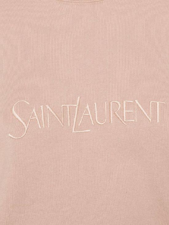 24FW 생로랑 긴팔 티셔츠 802001 Y36SW9950 NUDE ROSE - SAINT LAURENT