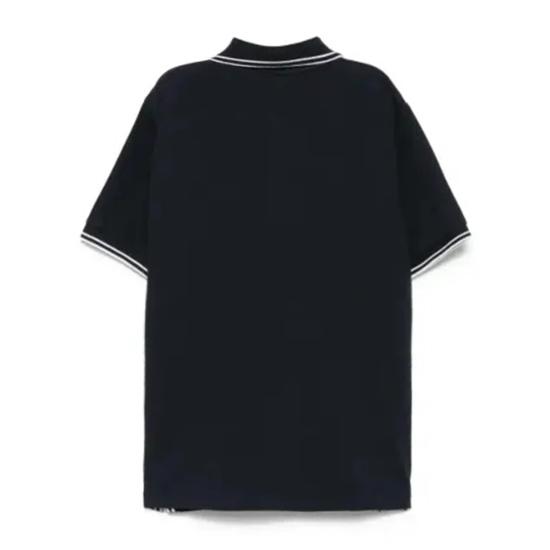  [키즈] 스톤 아일랜드 주니어 컴패스 배지 폴로 셔츠 K1S162200001S0018 V0020 BLEU - STONE ISLAND