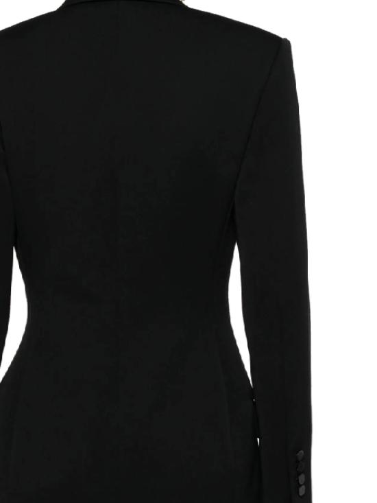 24FW 생로랑 미디 원피스 796879 Y7E631000 Black - SAINT LAURENT