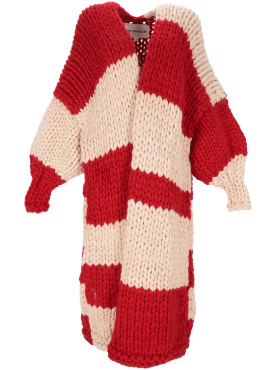 24FW HOPE MACAULAY 스웨터 HOLLY CHUNKY X Red cream