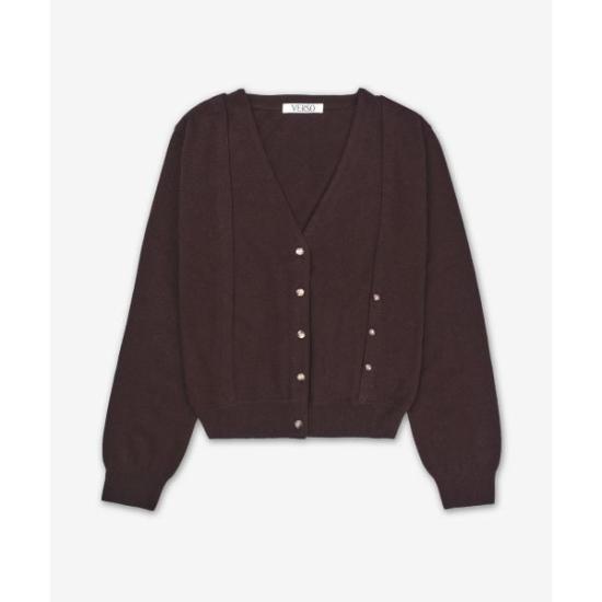  베르소 가디건 VRS24FWKT011CASHBROWN DOM