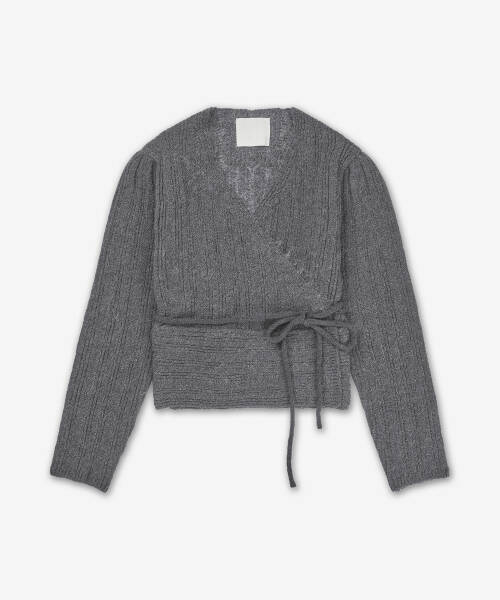 24FW 베르소 가디건 VRS24FWKT007COOLGREY DOM