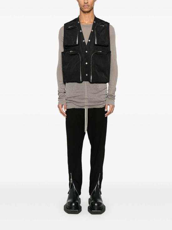  릭 오웬스 베스트 RU01E5767FT09 Black - RICK OWENS