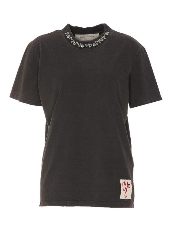 25FW 골든구스 반팔 티셔츠 GWP01220P00067060318 Grey