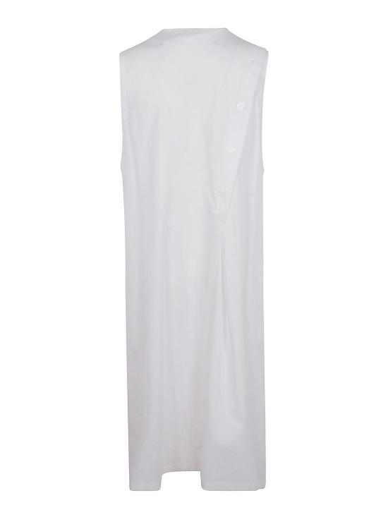  와이즈 요지 야마모토 스커트 YTD830031 White - Y’S YOHJI YAMAMOTO